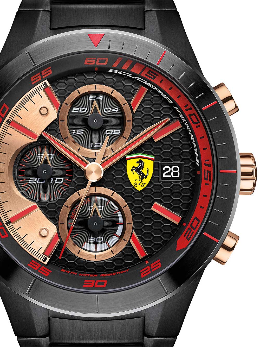 Scuderia Ferrari 0830305 Red Red Evo Chronograph Herren 46mm 5ATM