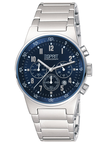 Esprit Herrenuhr ES000T31023 equalizer blue metal chrono