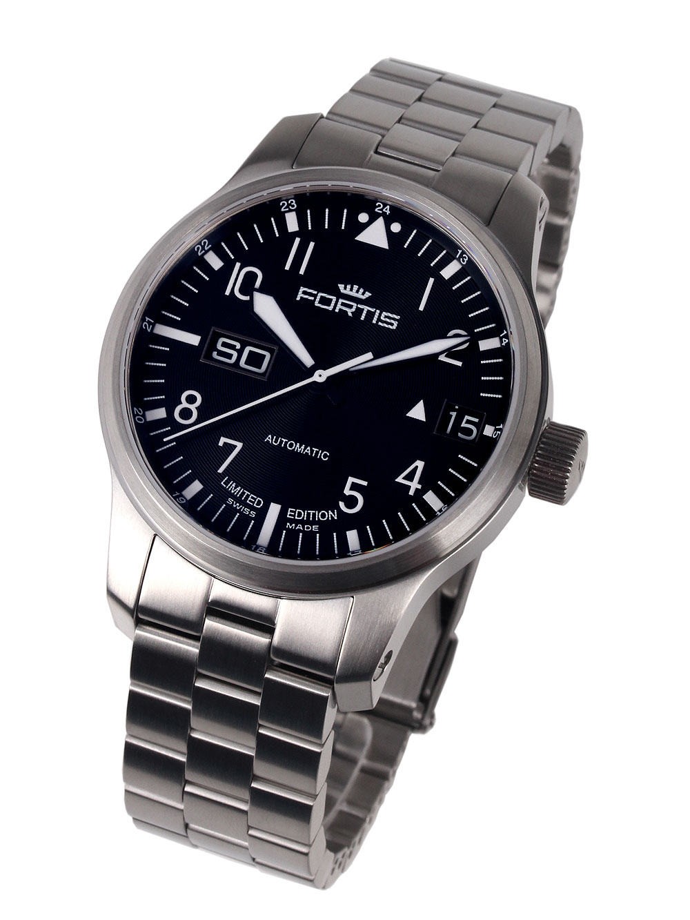 Fortis 700.10.81 M F-43 Flieger Big Day-Date 43 mm 20ATM