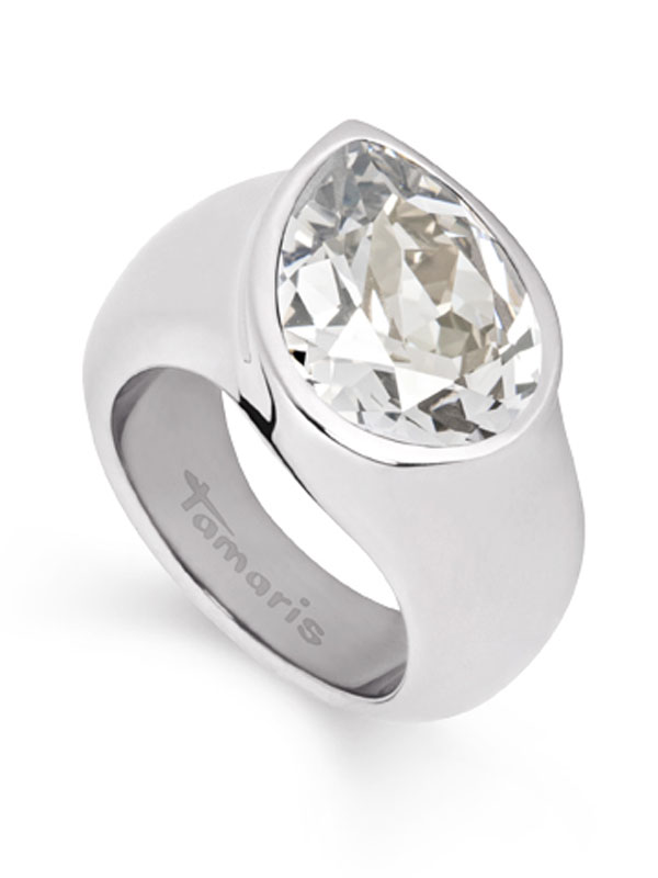 Tamaris Amy Ring A00210015 Gr. 56 Tropfen Stahl silver shade