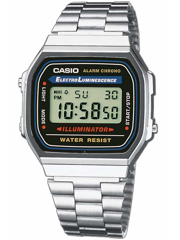 Casio A168WA-1YES Collection Herren 35mm 3ATM