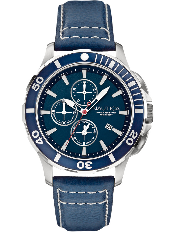 NAUTICA BFD 101 Dive Style A20110G Chrono 10 ATM 44 mm