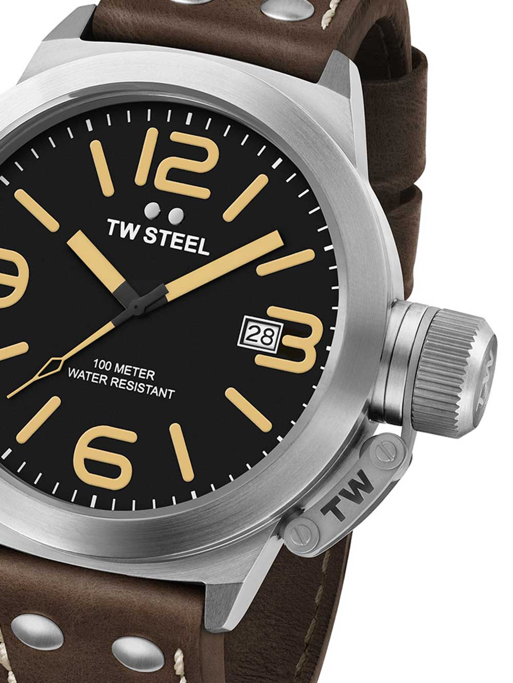 TW-Steel CS31 Canteen Leather 45mm 10ATM
