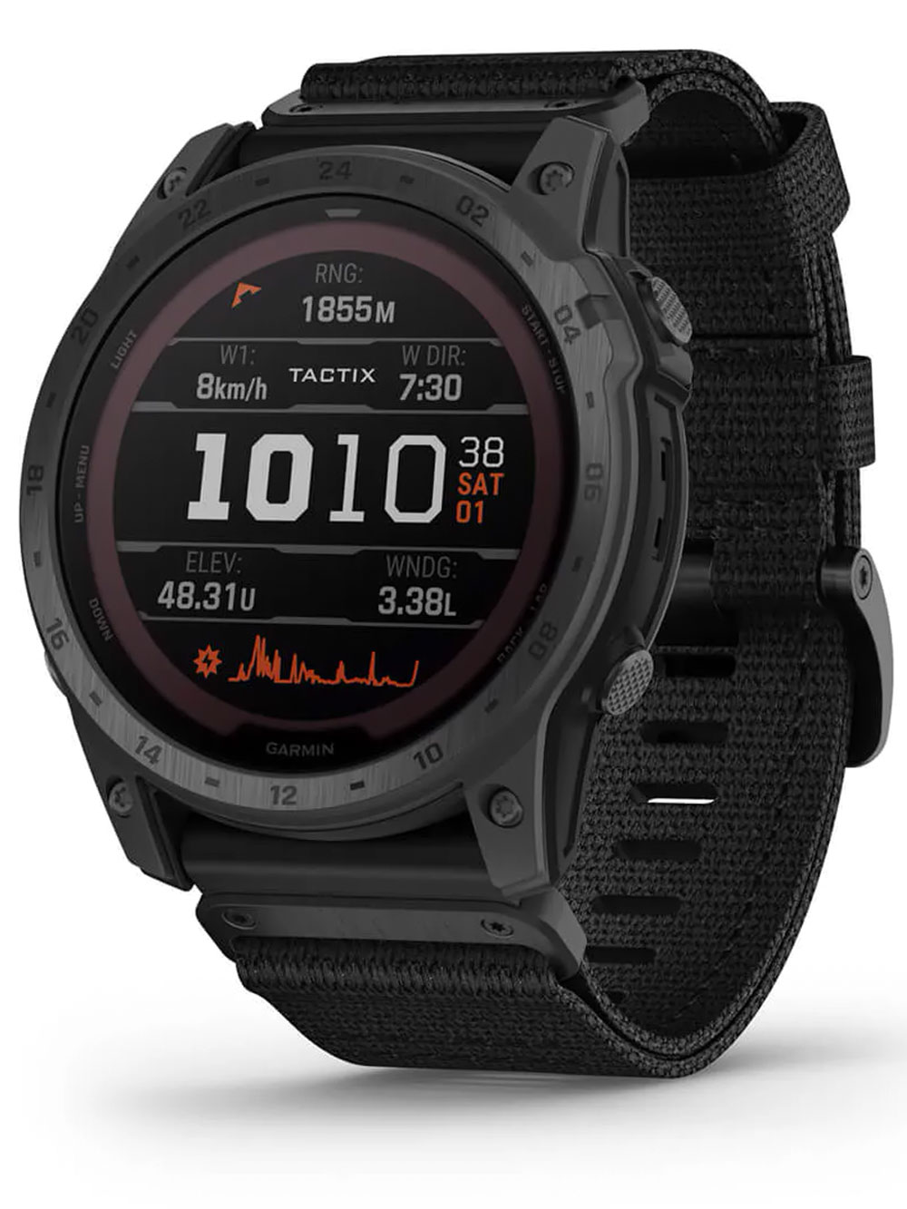 0753759288839 - Tactix 7 Pro Solar Sapphire Ballistic Edition 010-02704-21 Smartwatch Bluetooth GPS Pulsmessung