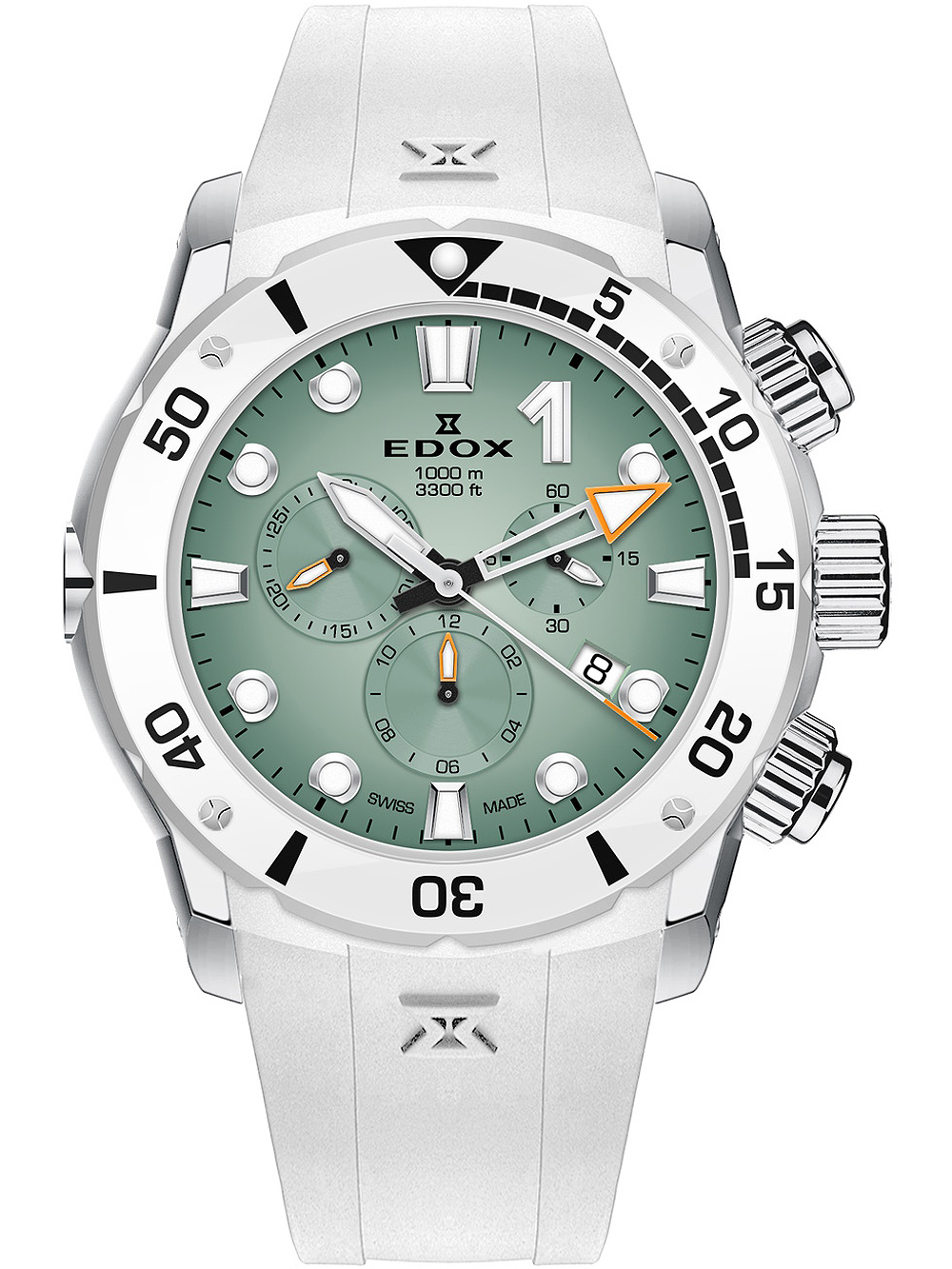 Edox 10242-TINBN-VIDNO CO-1 Chronograph Herrenuhr 45mm 100ATM