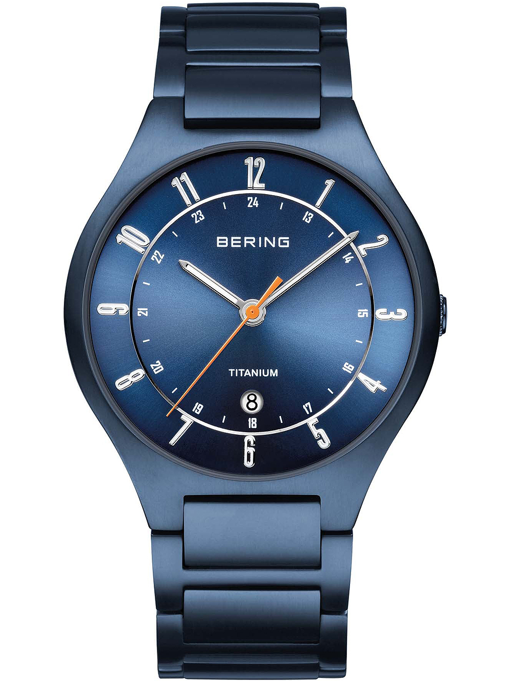 Bering 11739-797 Titanium Herrenuhr 39mm 5ATM