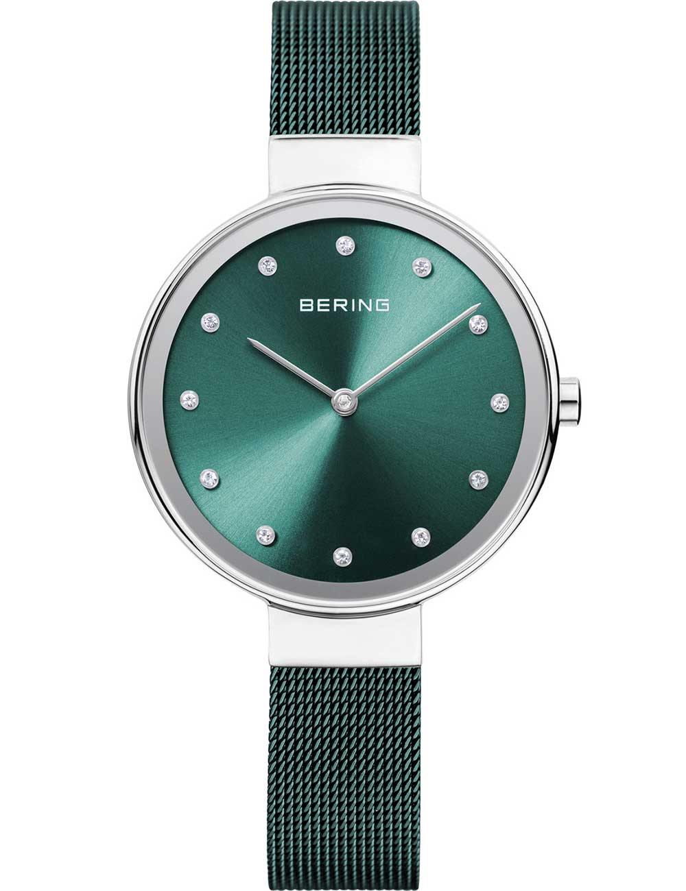 Bering 12034-808 Classic Damenuhr Swarovski Crystals 34mm 3ATM