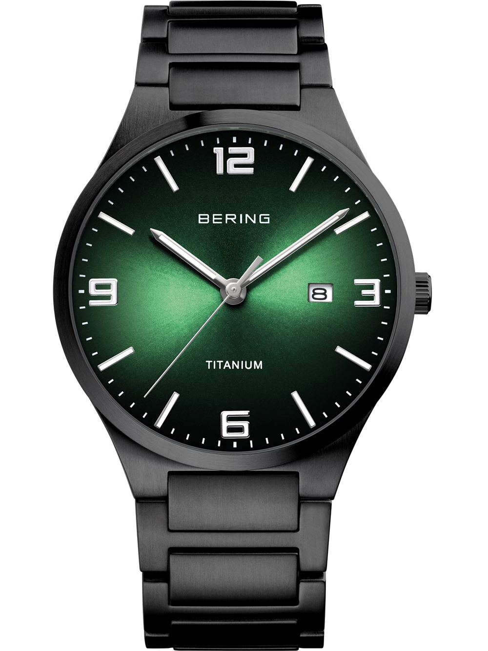 Bering 15240-728 Herrenuhr Titanium 40mm 5ATM