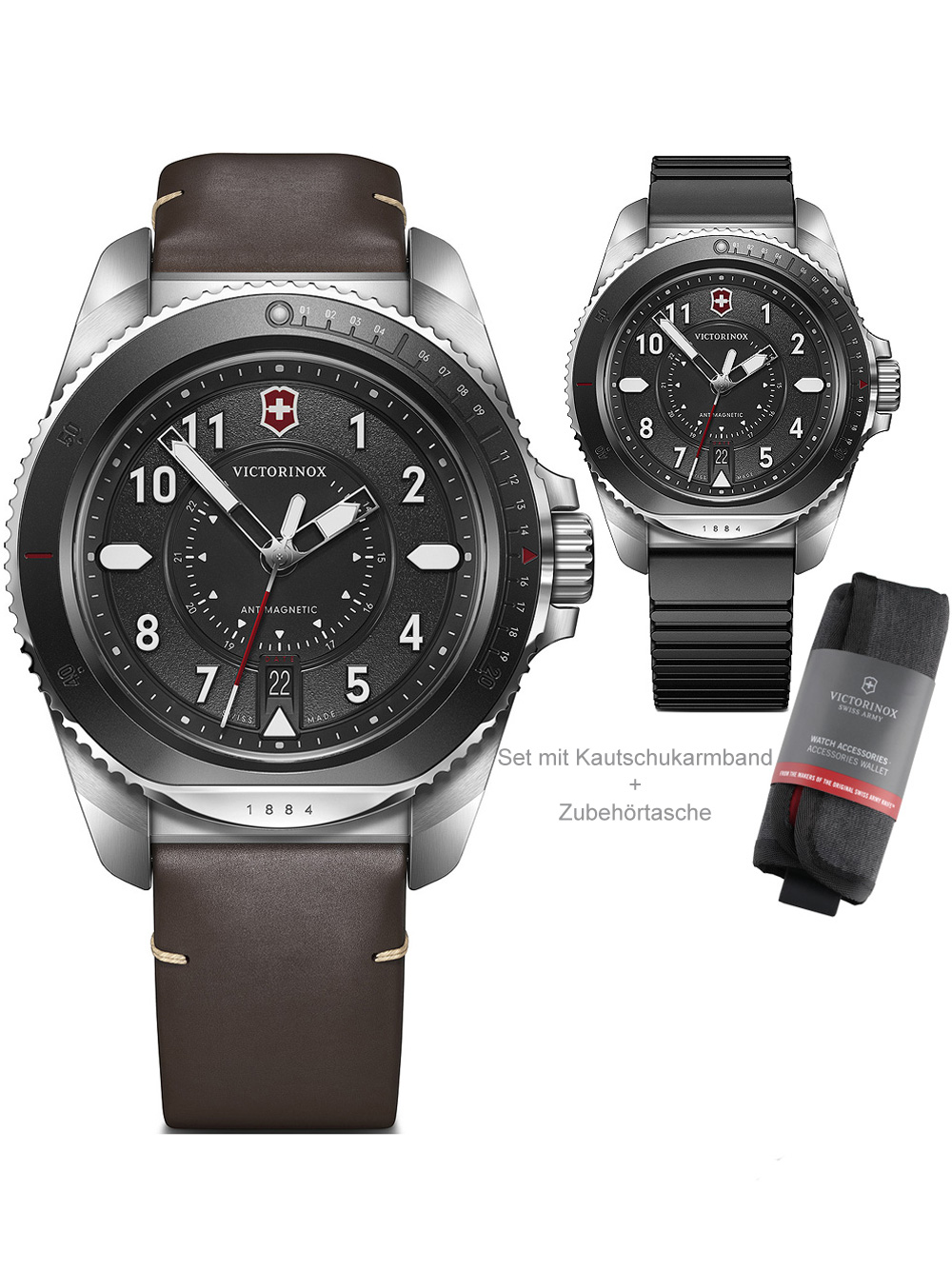 Victorinox 241976.1 Journey 1884 Herrenuhr 43mm 20ATM