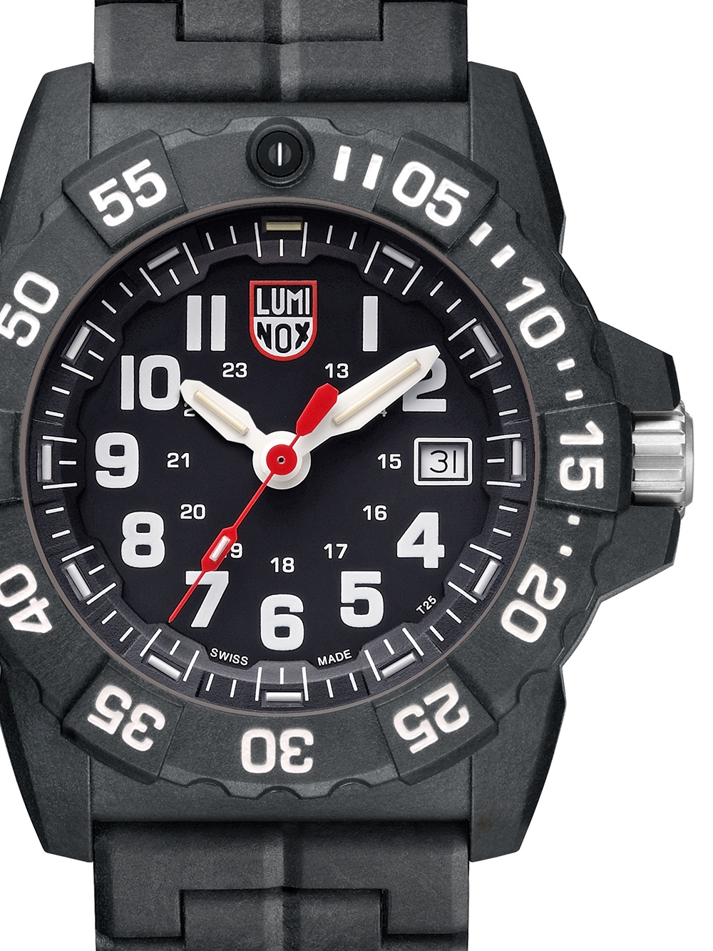 7630040933254 - LUMINOX Herren Taucheruhr Navy Seal 3500 XS3502L schwarz