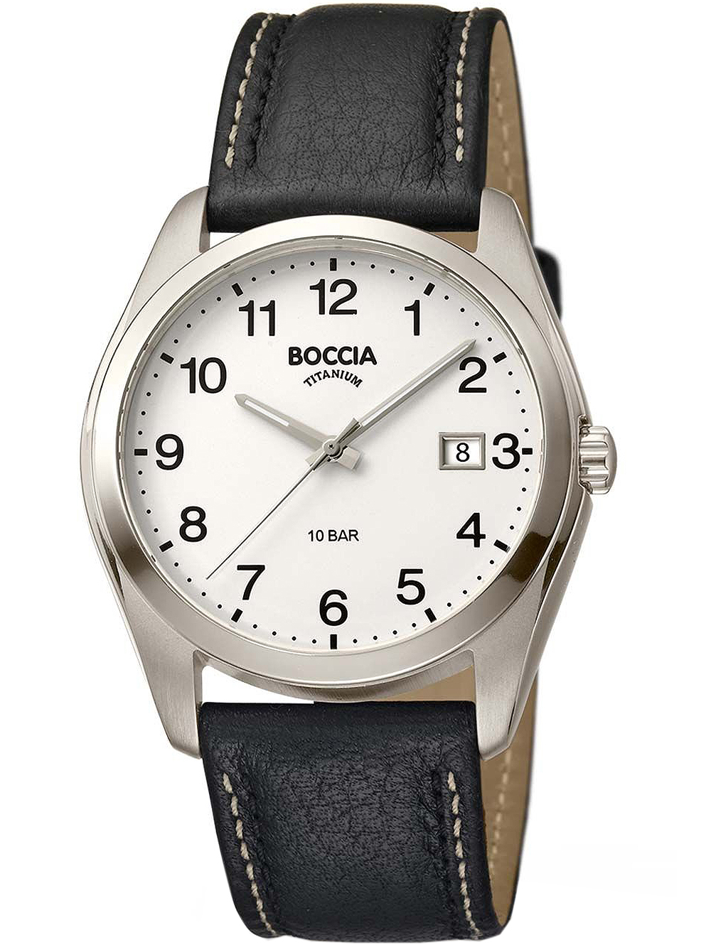 Boccia 3608-13 Herrenuhr Titanium 41mm 10ATM