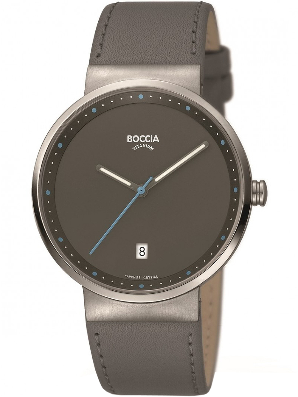 Boccia 3615-03 Herrenuhr Titanium 38mm 5ATM