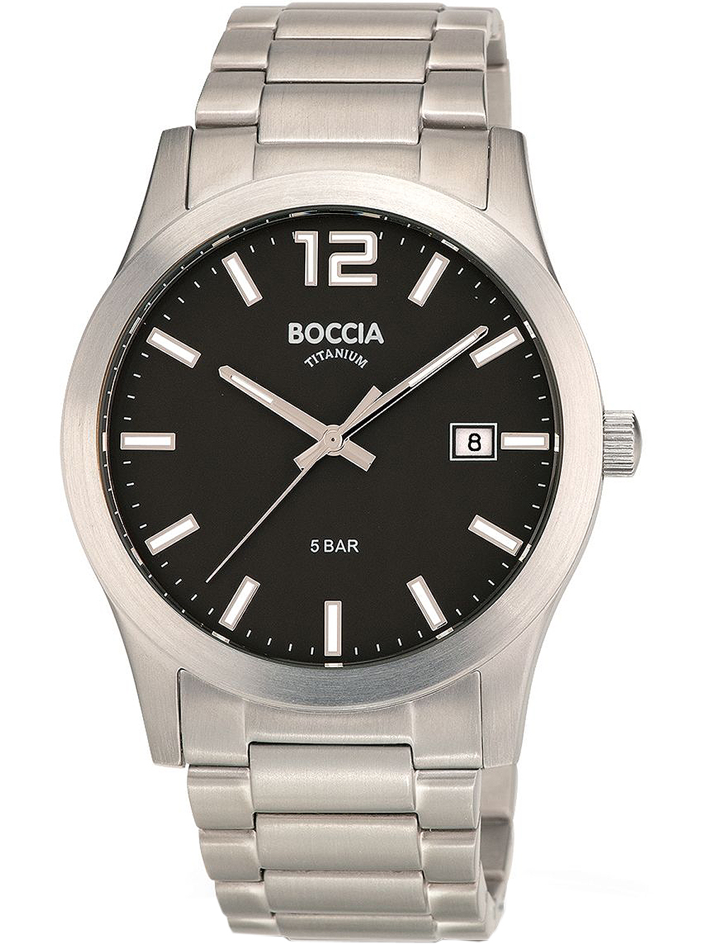 Boccia 3619-02 Herrenuhr Titanium 40mm 5ATM