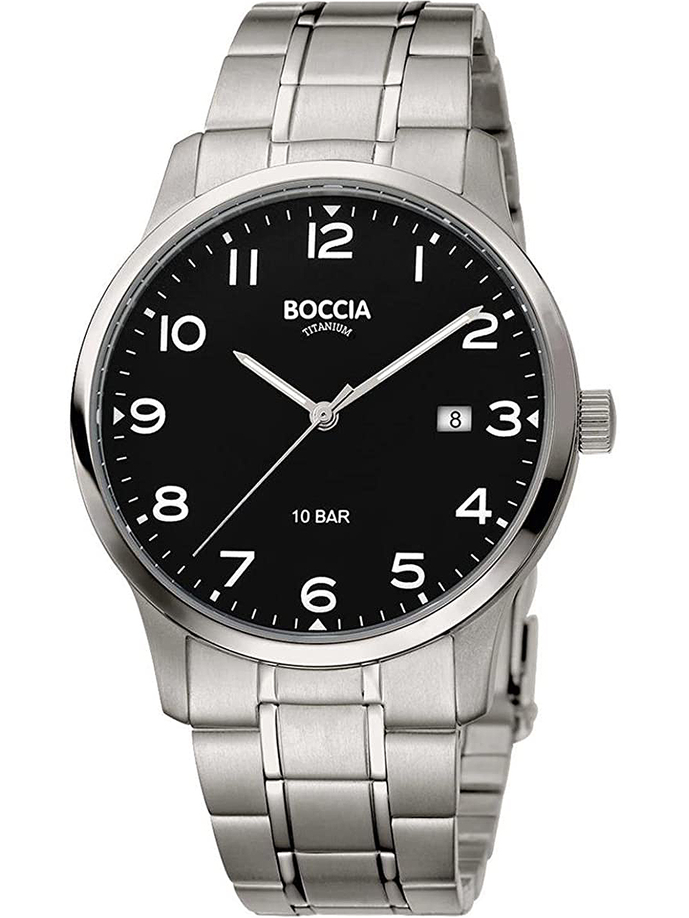 4040066252841 - BOCCIA® Herrenuhr Classic 3621-01 silber 99