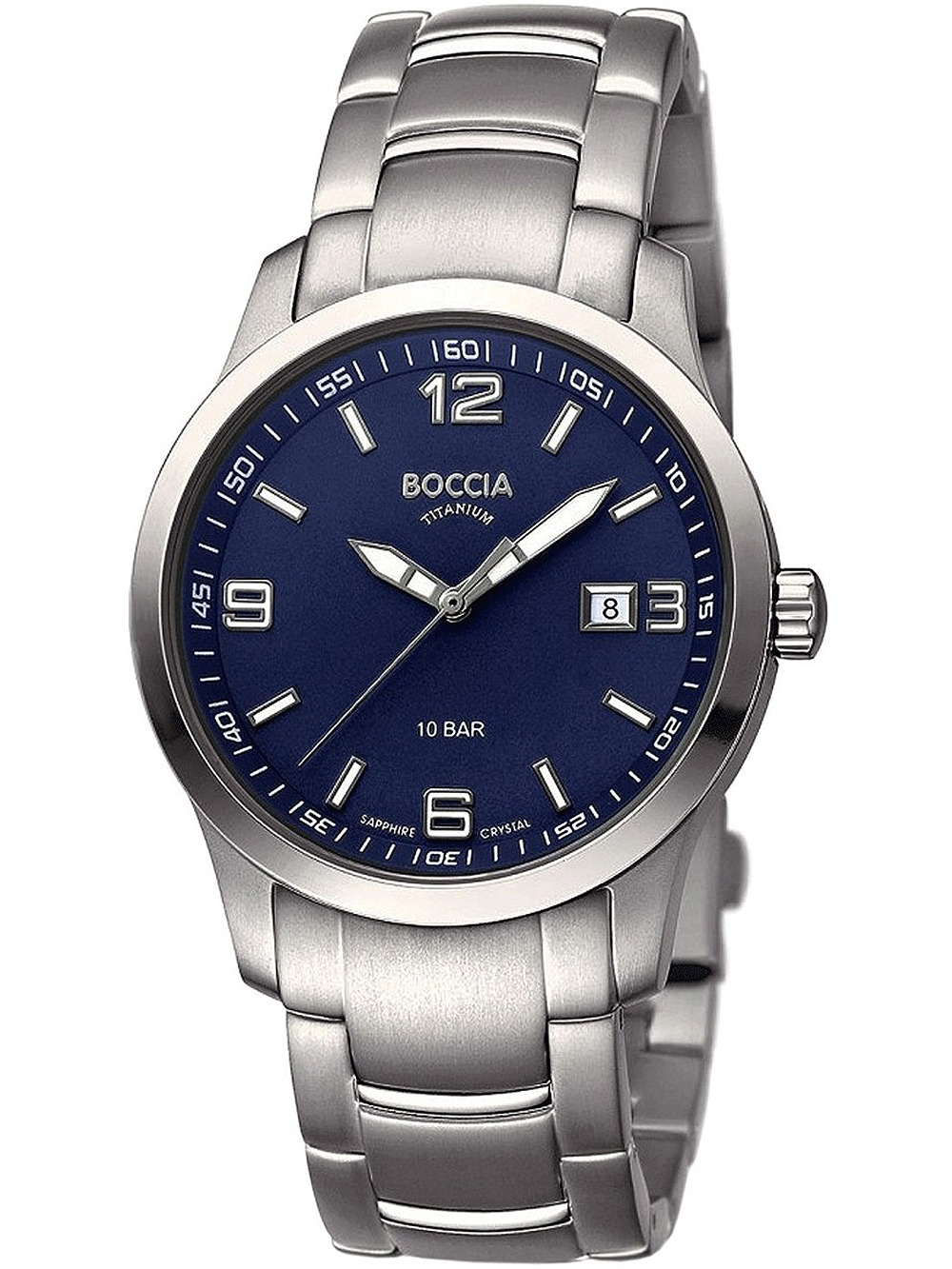 Boccia 3626-05 Herrenuhr Titanium 38mm 10ATM