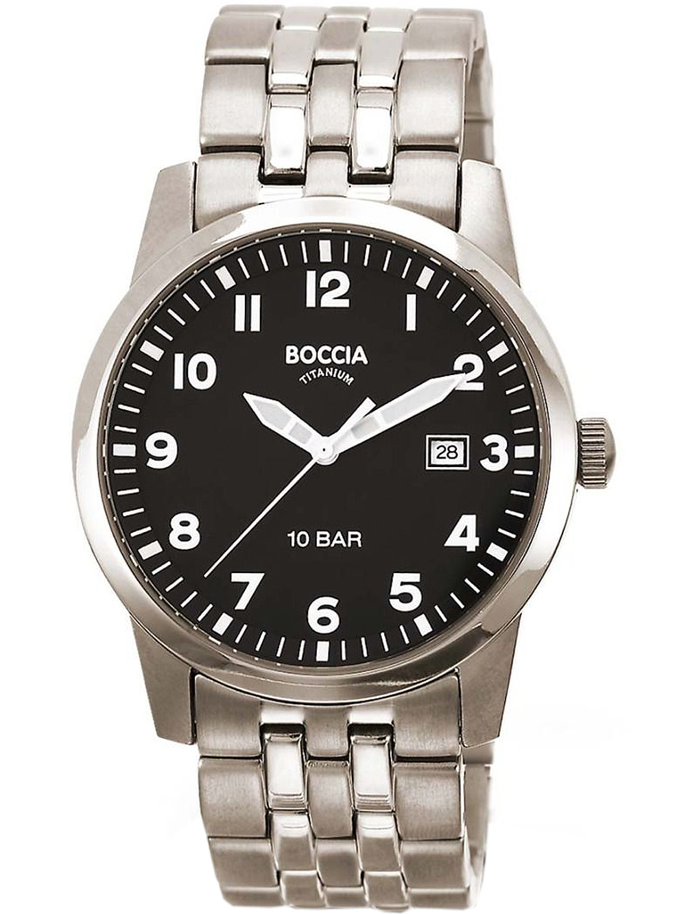 Boccia 3631-02 Herrenuhr Titanium 38mm 10ATM