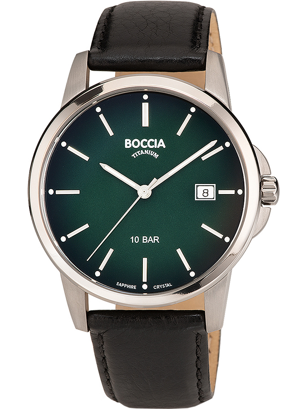 Boccia 3633-02 Herrenuhr Titanium 40mm 10ATM