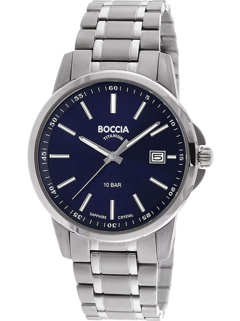 Boccia 3633-04 Herrenuhr Titanium 40mm 10ATM