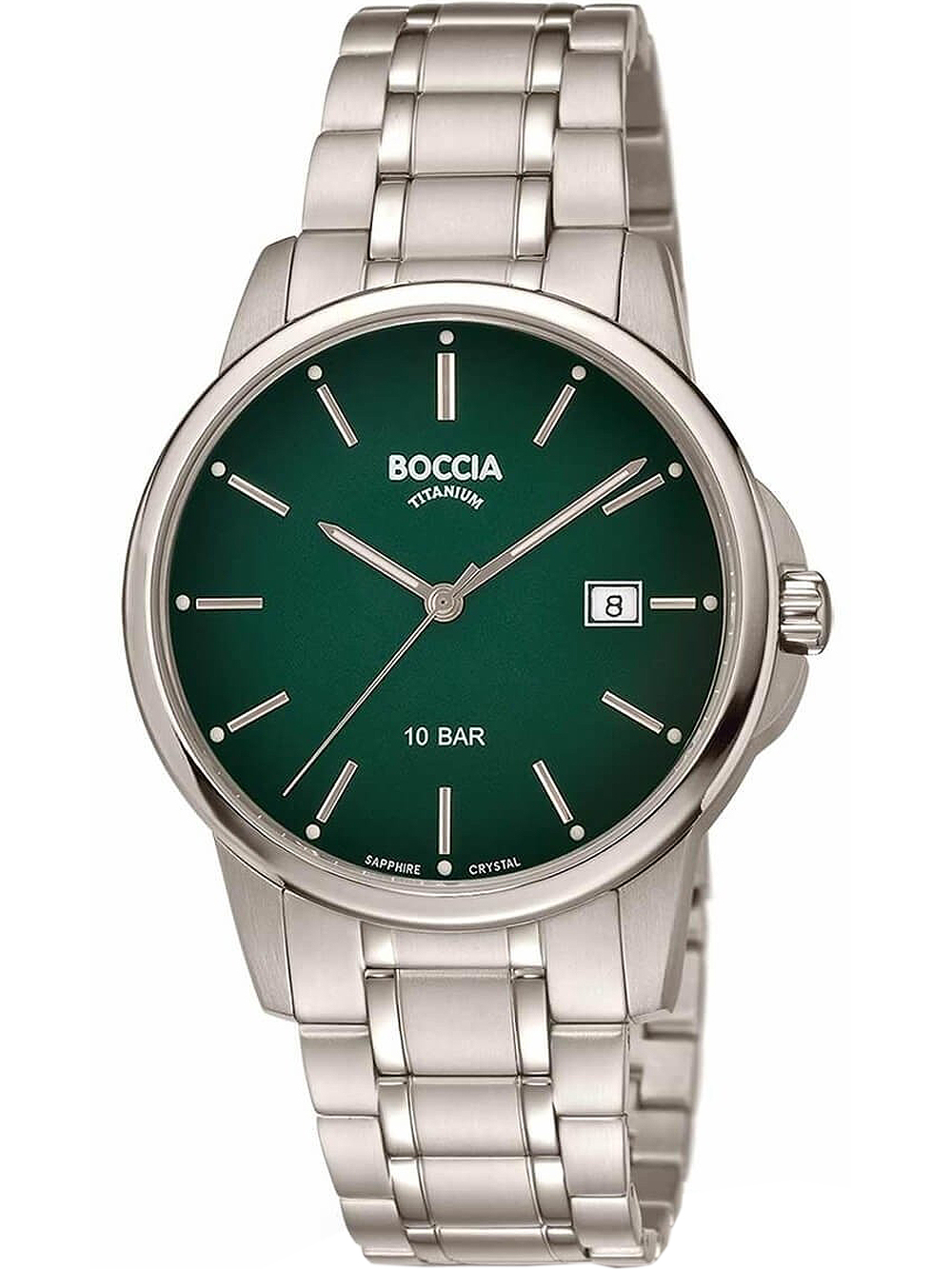 4040066256825 - BOCCIA® Herrenuhr Classic 3633-05 silber