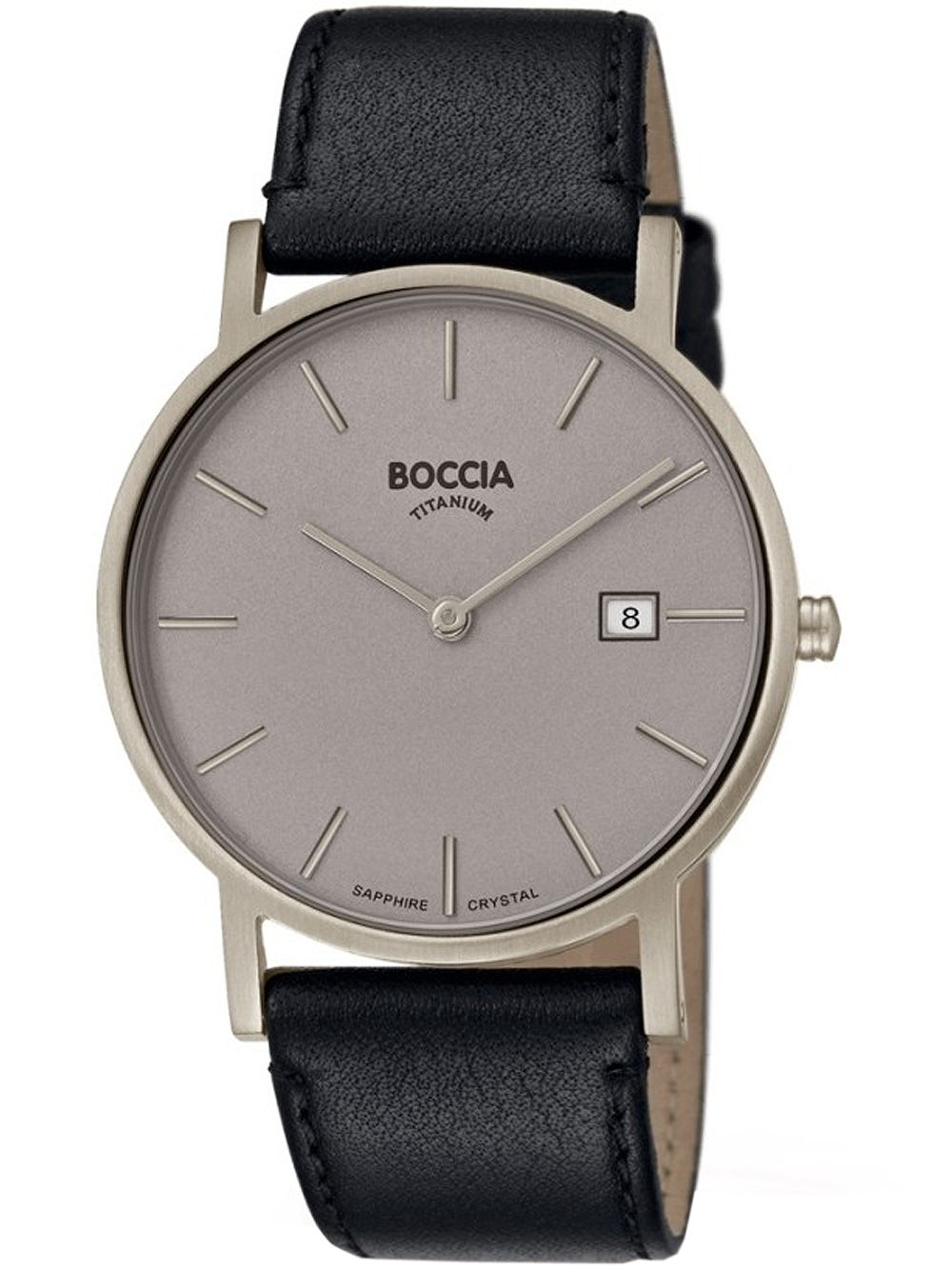 Boccia 3637-01 Herrenuhr Titanium 37mm 5ATM