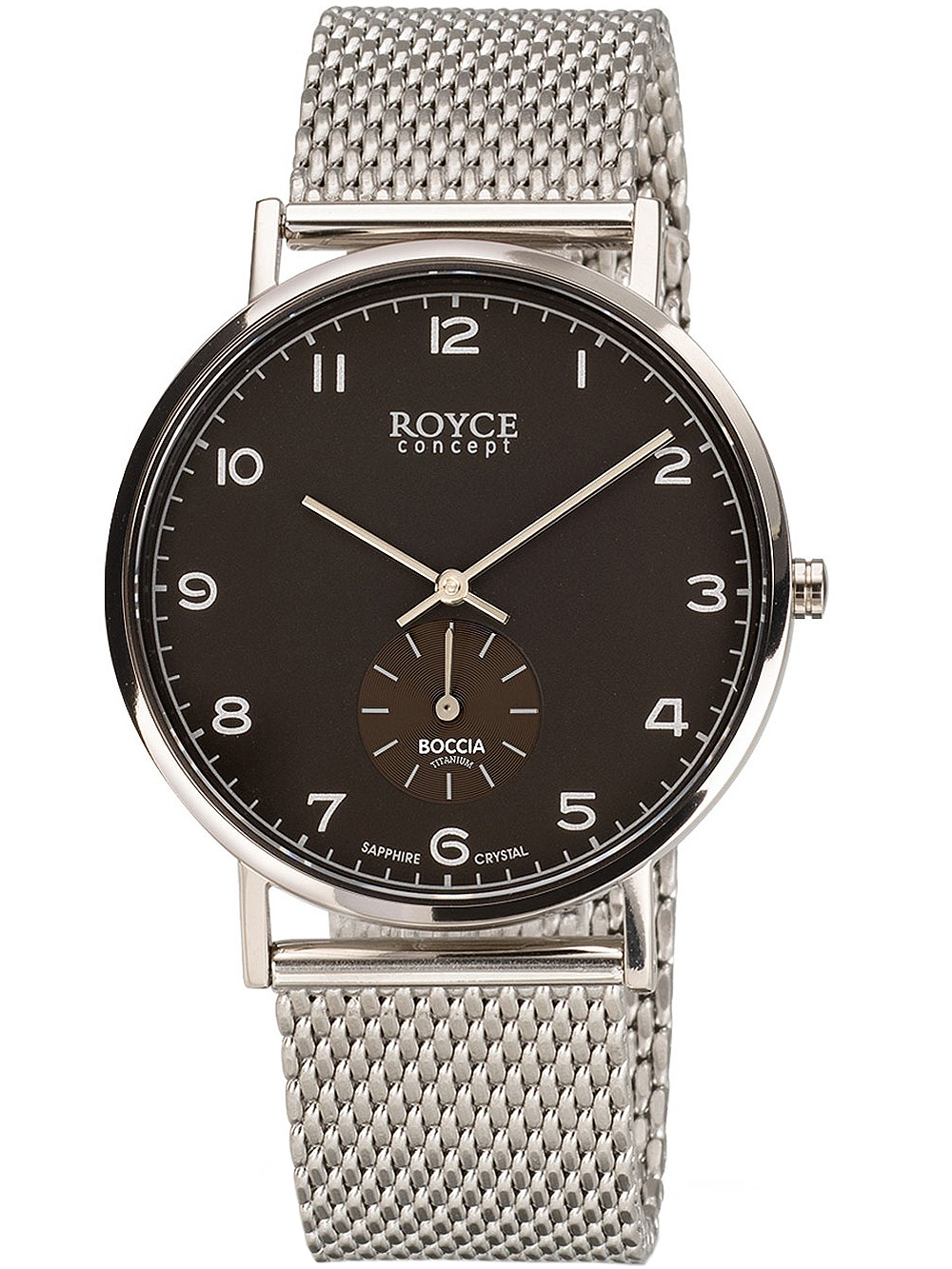 Boccia 3642-02 Royce Herrenuhr Titanium 39mm 3ATM