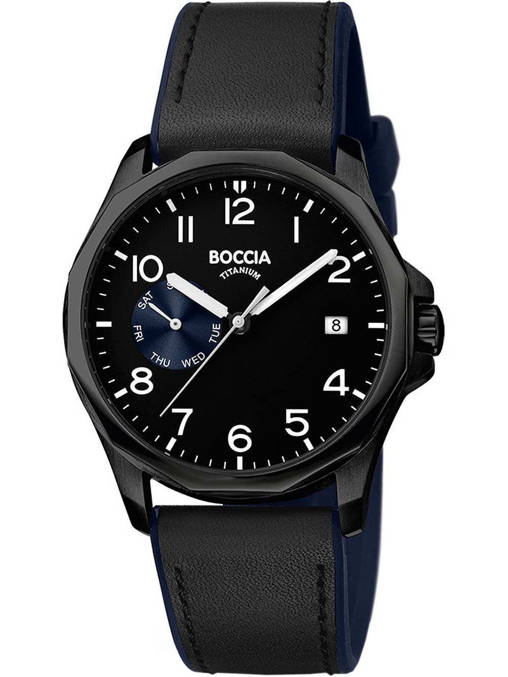 Boccia 3644-03 Herrenuhr Titanium 40mm 10ATM