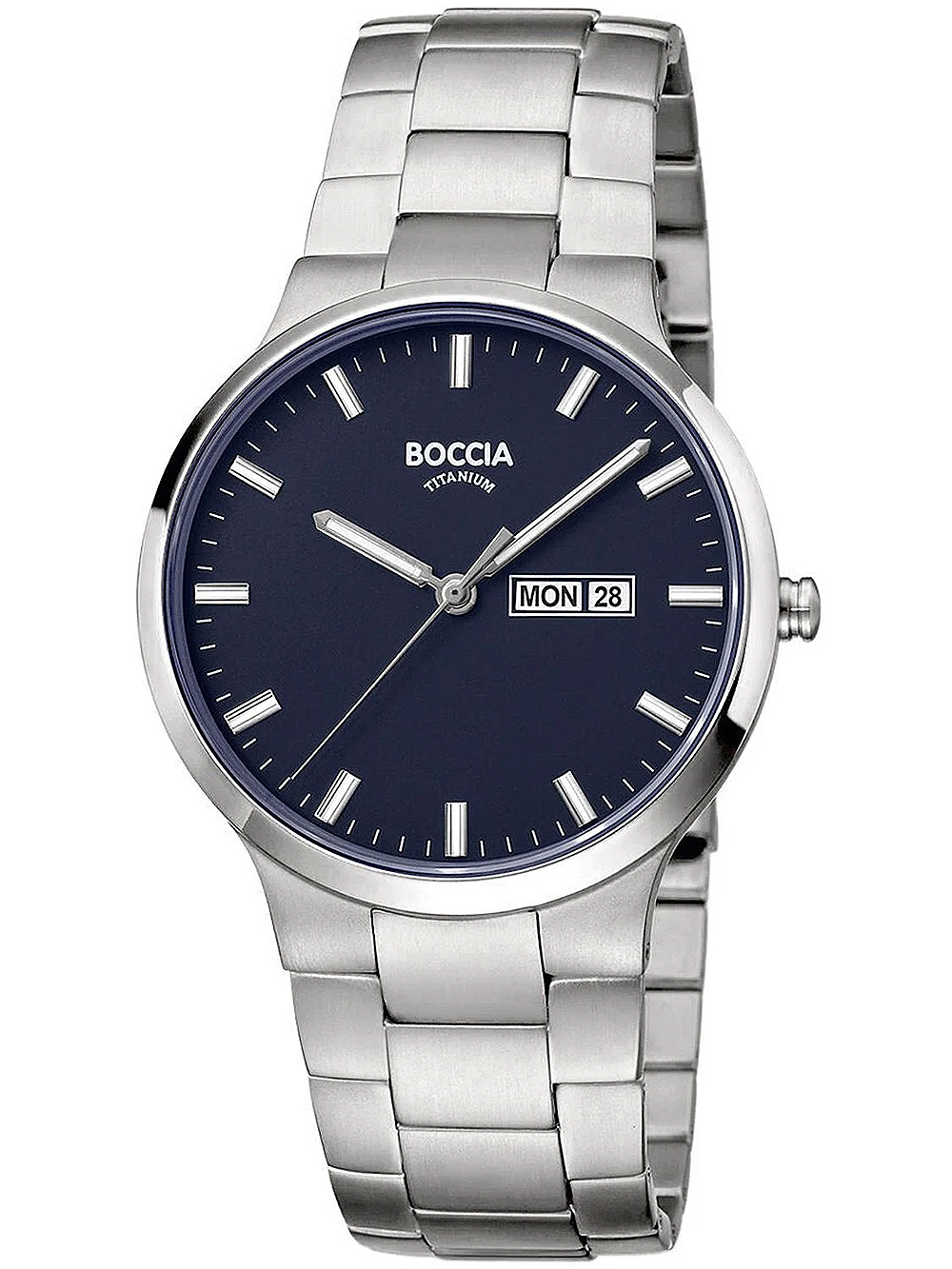 Boccia 3649-02 Herrenuhr Titanium 39mm 5ATM