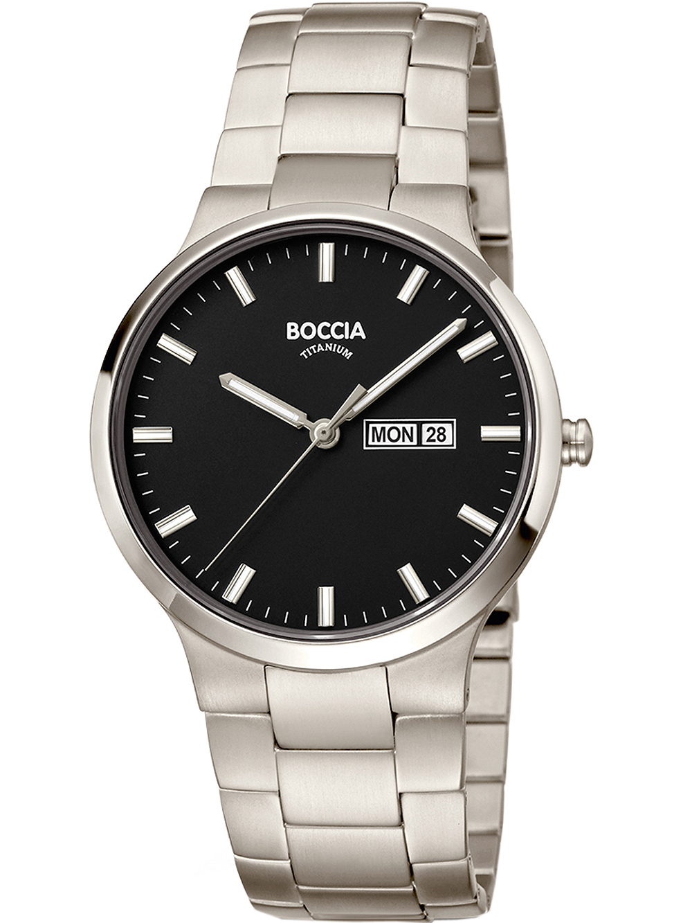 Boccia 3649-03 Herrenuhr Titanium 39mm 5ATM