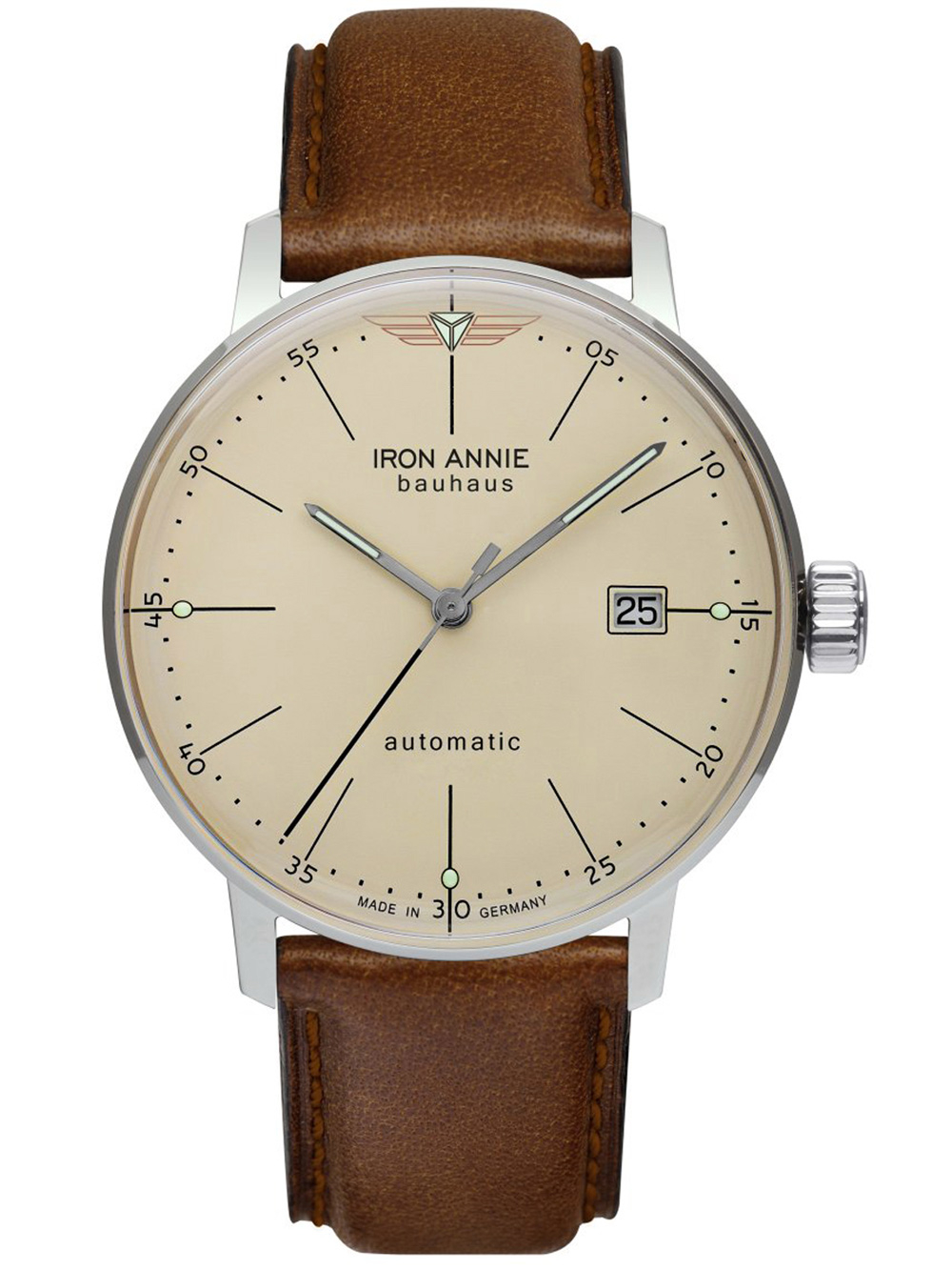 Iron Annie 5050-5 Bauhaus Automatik Herrenuhr 40mm 5ATM