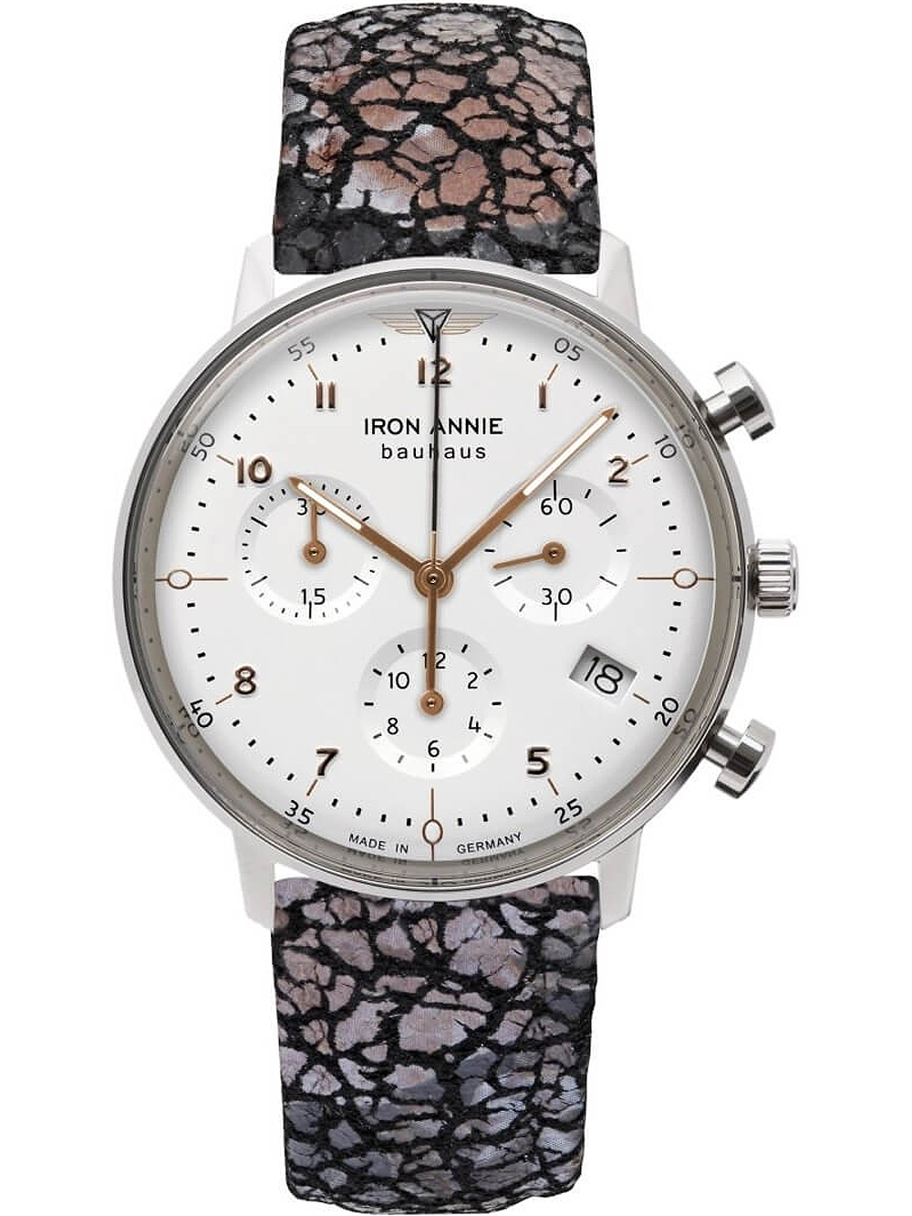 4041338508918 - Iron Annie 5089-1 Bauhaus Damenuhr Chronograph 36 mm