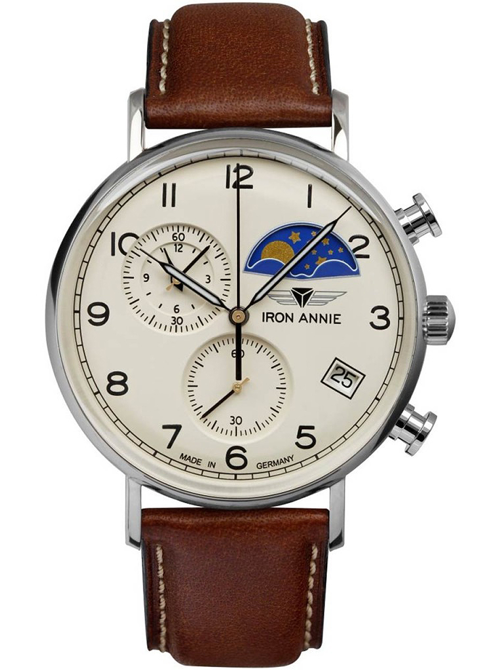 Iron Annie 5994-5 Amazonas Chronograph Mondphase Herrenuhr 41mm