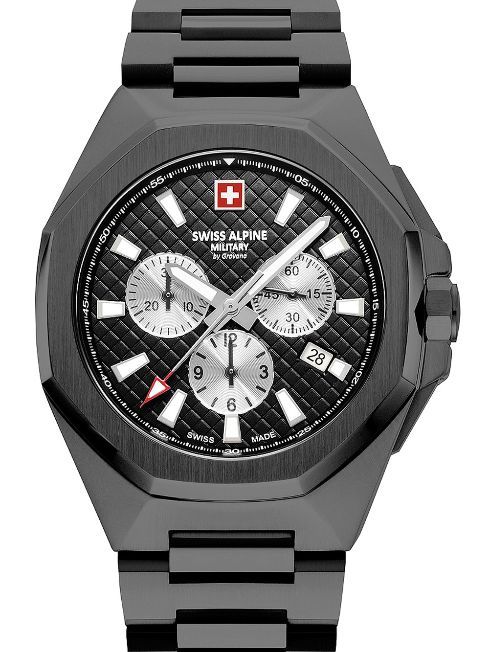 Swiss Alpine Military 7005.9177 Typhoon Chronograph Herrenuhr 42mm 10ATM