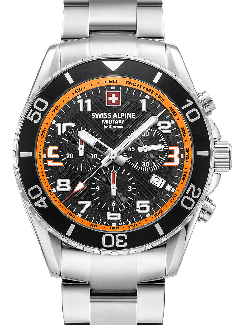 Swiss Alpine Military 7029.9139 Raptor Chronograph Herrenuhr 42mm 10ATM