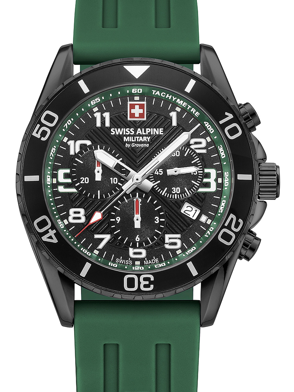 Swiss Alpine Military 7029.9874 Raptor Chronograph Herrenuhr 42mm 10ATM