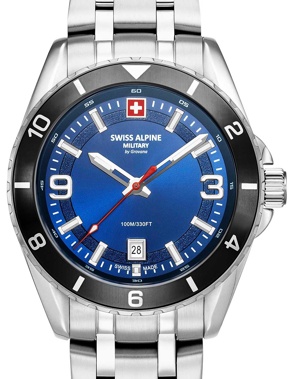 7611751181370 - 70341136 Herrenuhr Sierra silber blau 42mm 10ATM