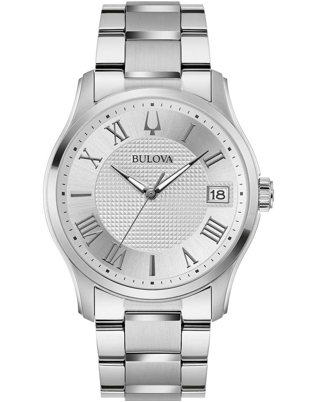 7613077590720 - BULOVA Herren Armbanduhr 96B386 silber OS