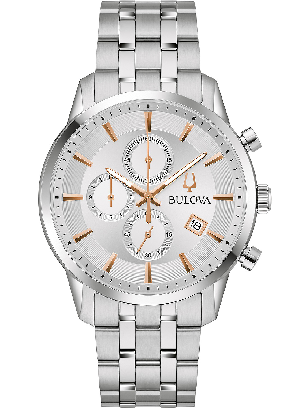 Bulova 96B411 Sutton Chronograph Herrenuhr 41mm 3ATM