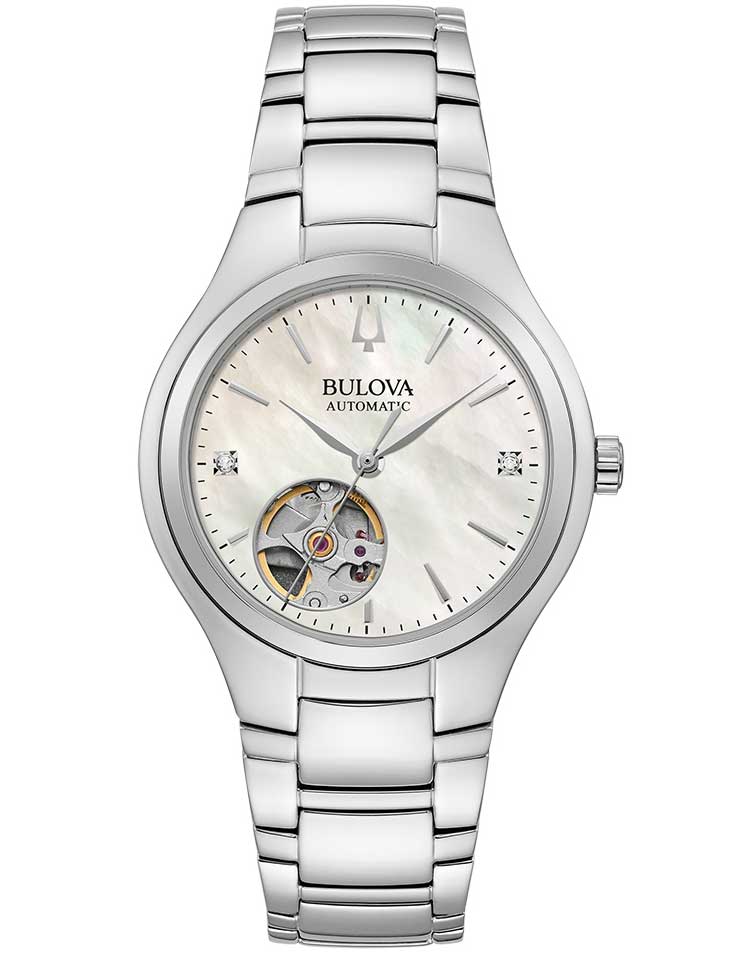 Bulova 96P247 Damenuhr Sutton Automatik 34mm 3ATM