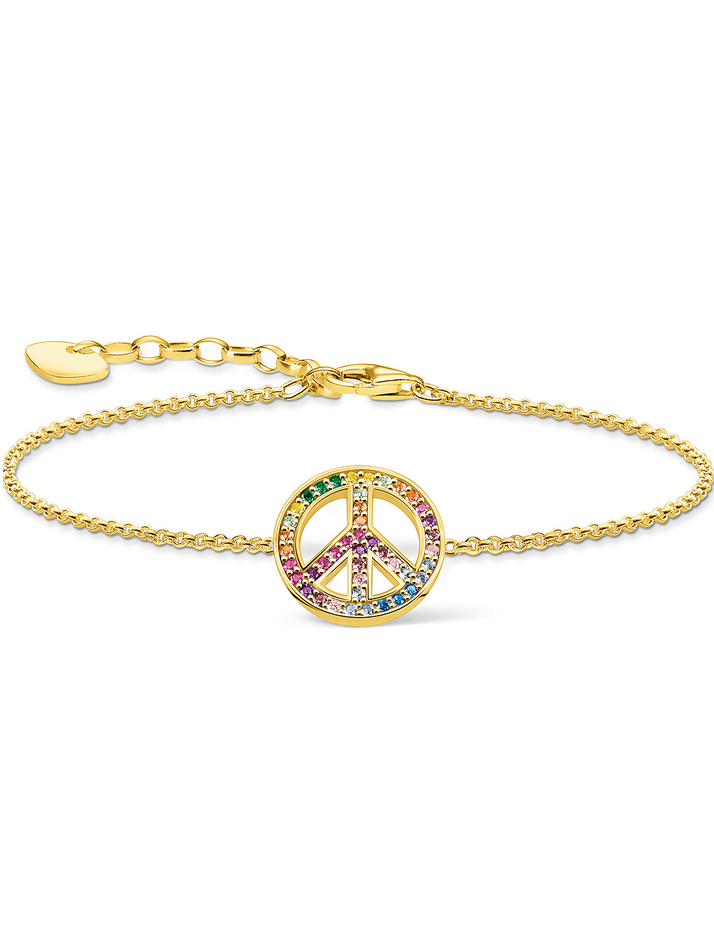 Thomas Sabo A2071-996-7 Peace Rainbow Armband Damen