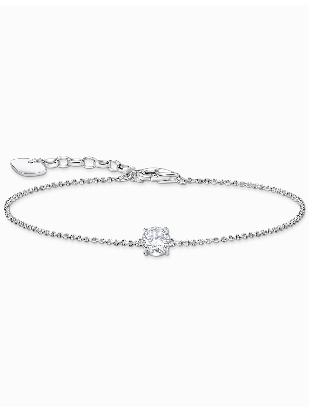 Thomas Sabo A2156-051-14-L19V Silbernes Armband m. weißem Zirkonia