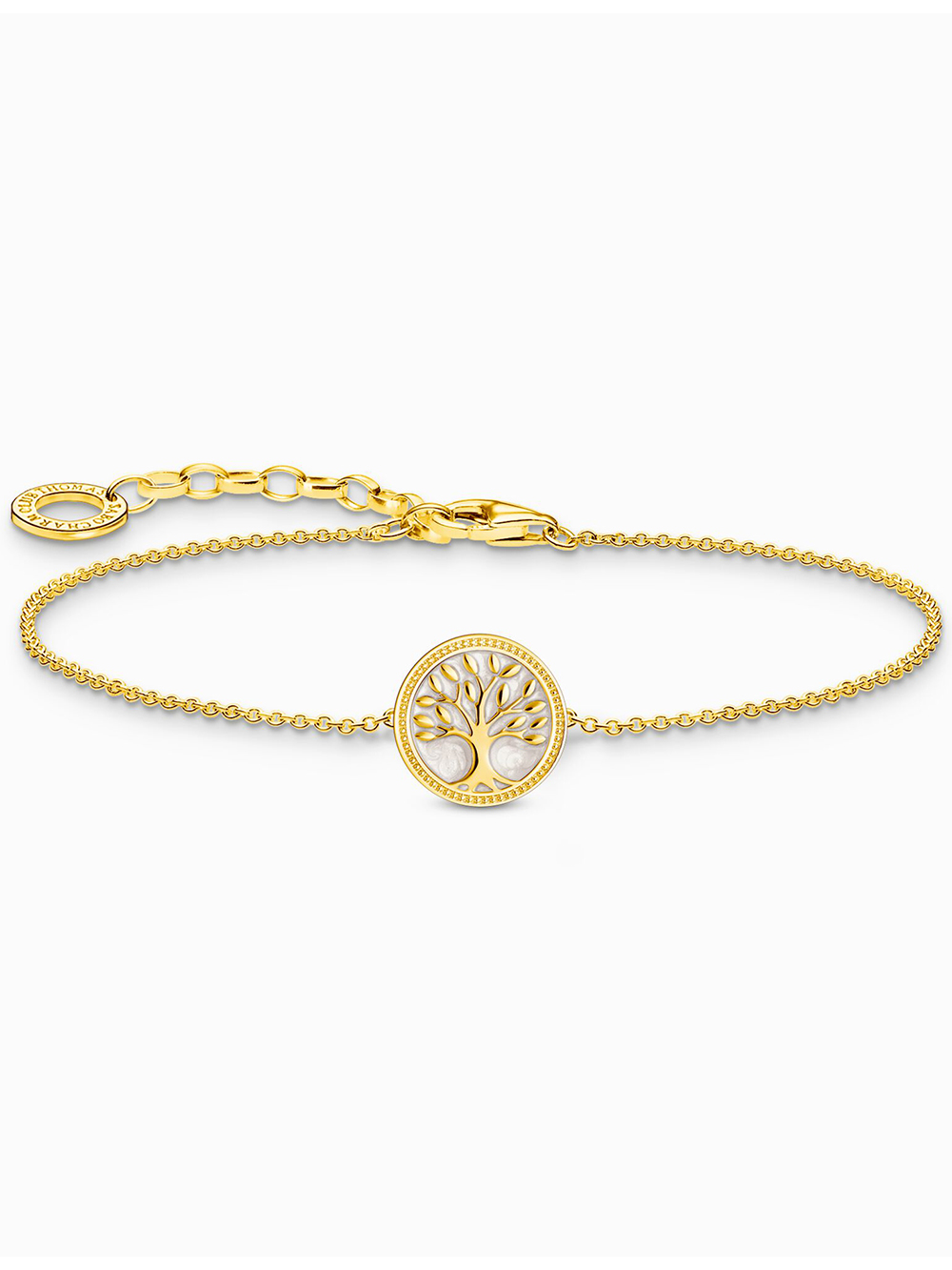 Thomas Sabo A2160-427-39-L19V Vergoldetes Armband m. Tree of Love Anhänger