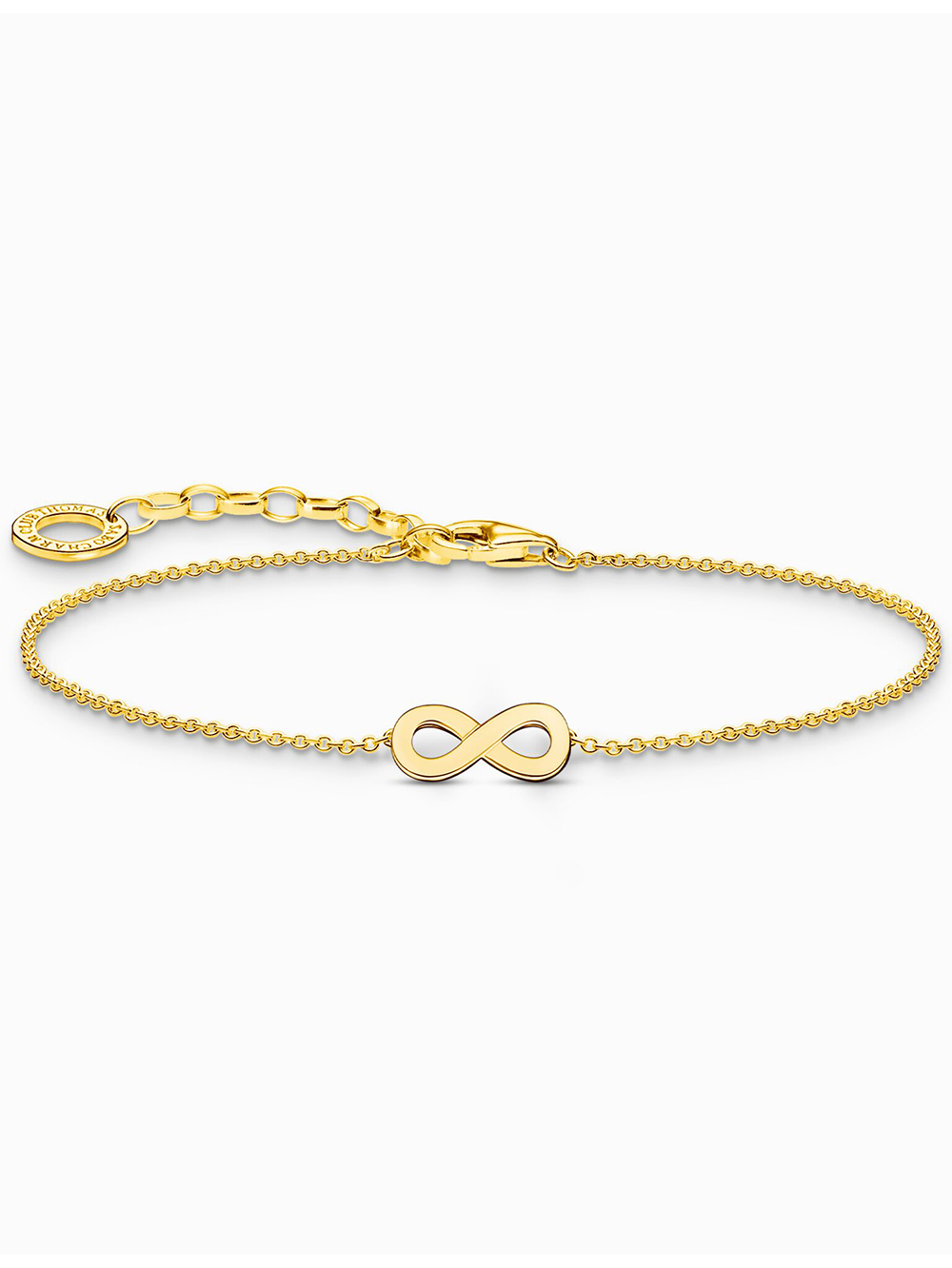 Thomas Sabo A2161-413-39-L19V Vergoldetes Armband m. infinity Anhänger