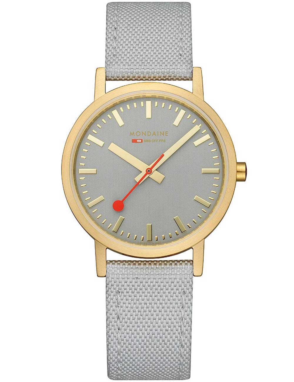 7611382622082 - A6603031480SBU Damenuhr Classic Grau und Gold 36mm 3ATM