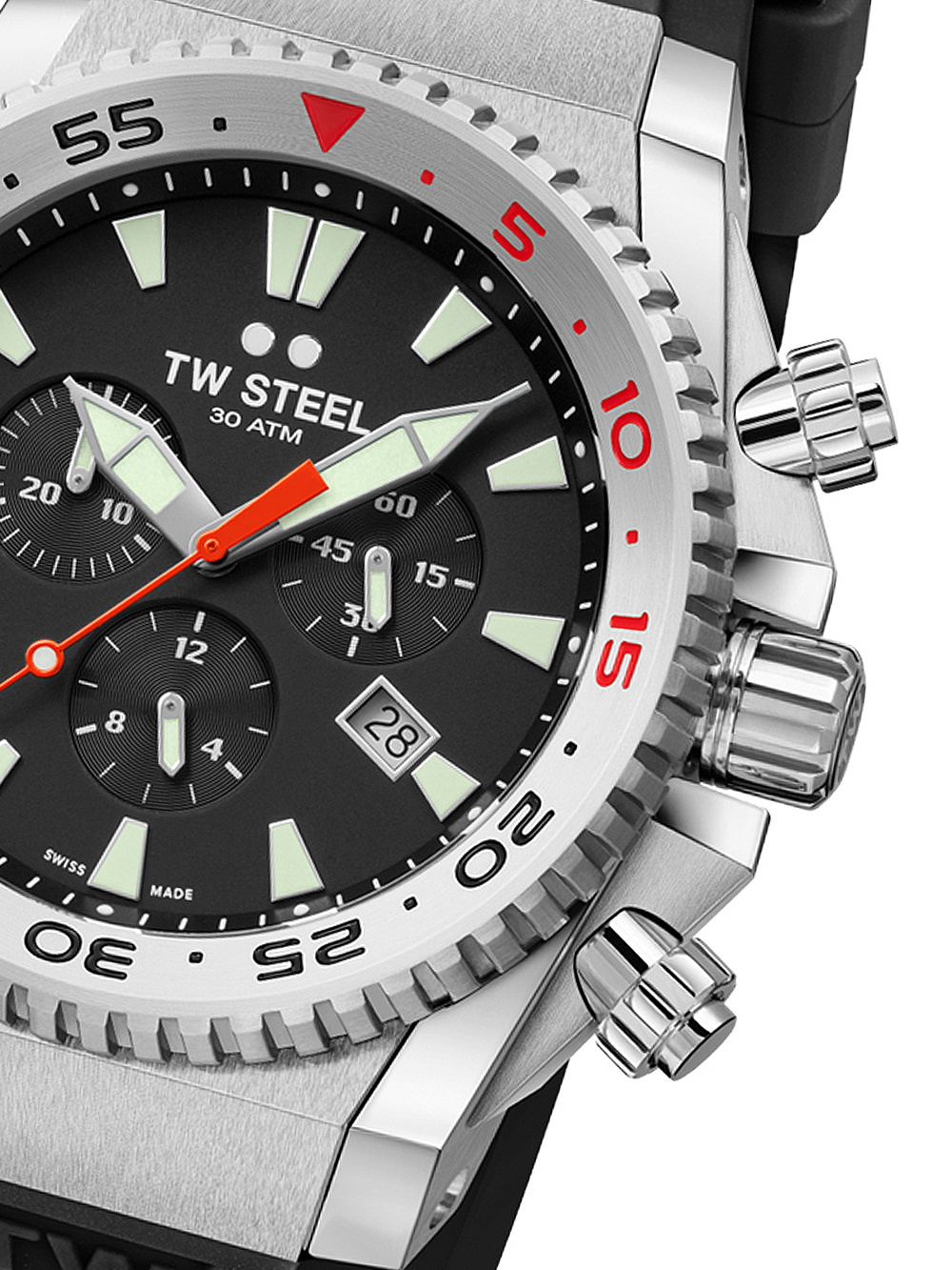 TW-Steel ACE400 Ace Diver Chronograph Herrenuhr 44mm 30ATM