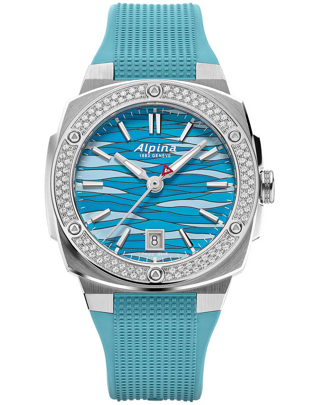 Alpina AL-220LNWP2AED6 Damenuhr Extreme Quarz Diamond Limited 34mm 10ATM