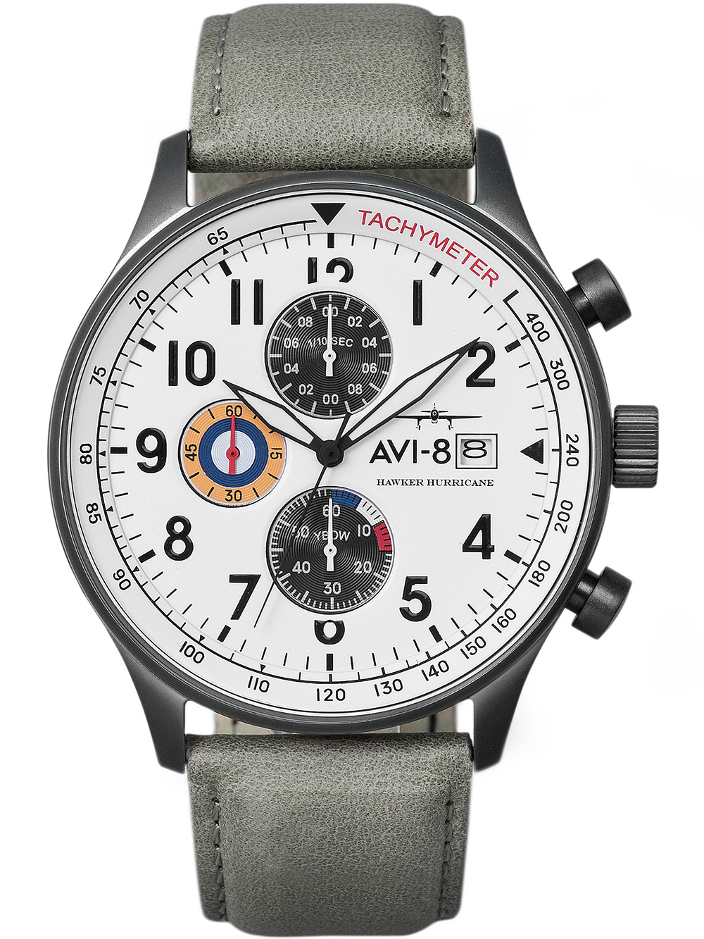 4895118869986 - AV-4011-0B Hawker Hurricane Chronograph 42mm 5ATM