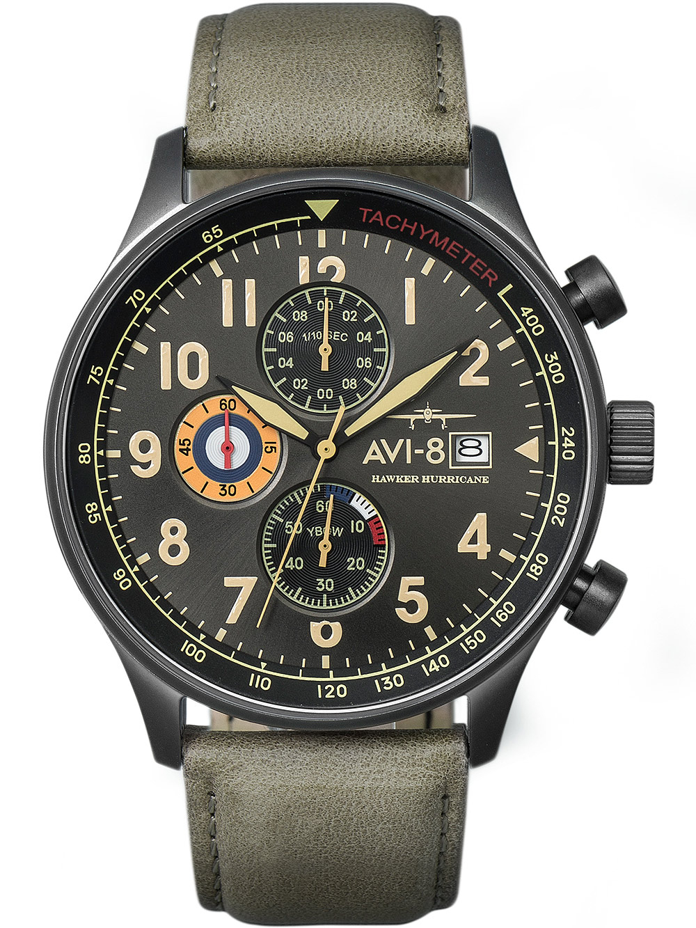 4895118870012 - AV-4011-0E Hawker Hurricane Chronograph Herrenuhr 42mm 5ATM