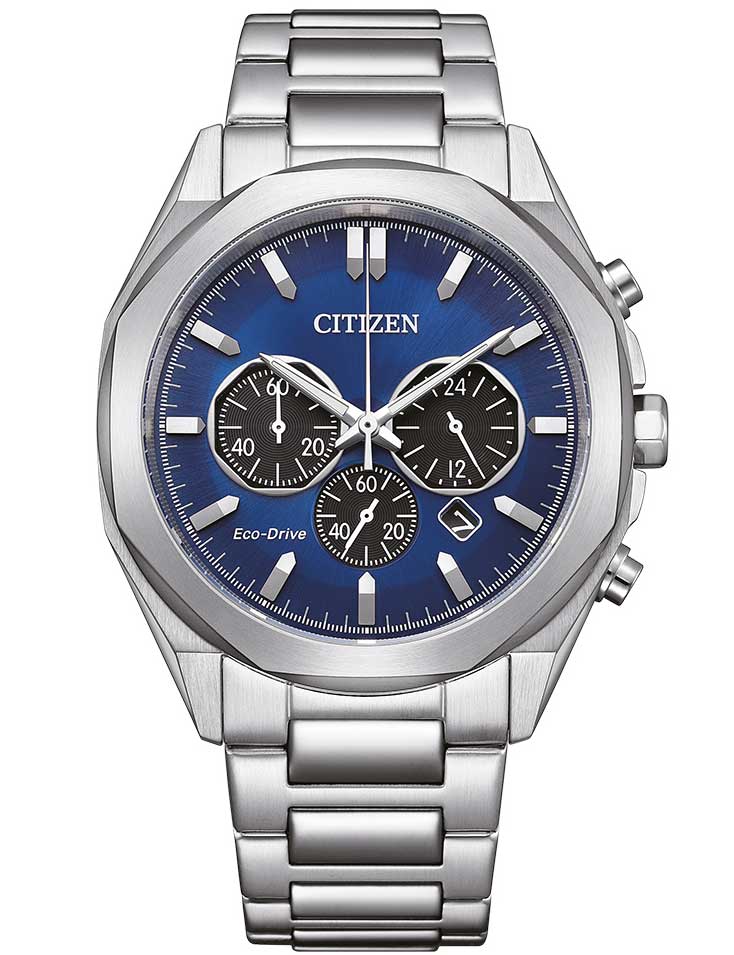 Citizen CA4590-81L Herrenuhr Eco-Drive Chronograph 41mm 10ATM