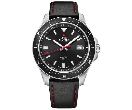 Swiss military watch black sale