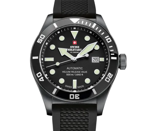 Swiss Military SMA34075.05 Diver Automatik Herrenuhr 44mm 50ATM